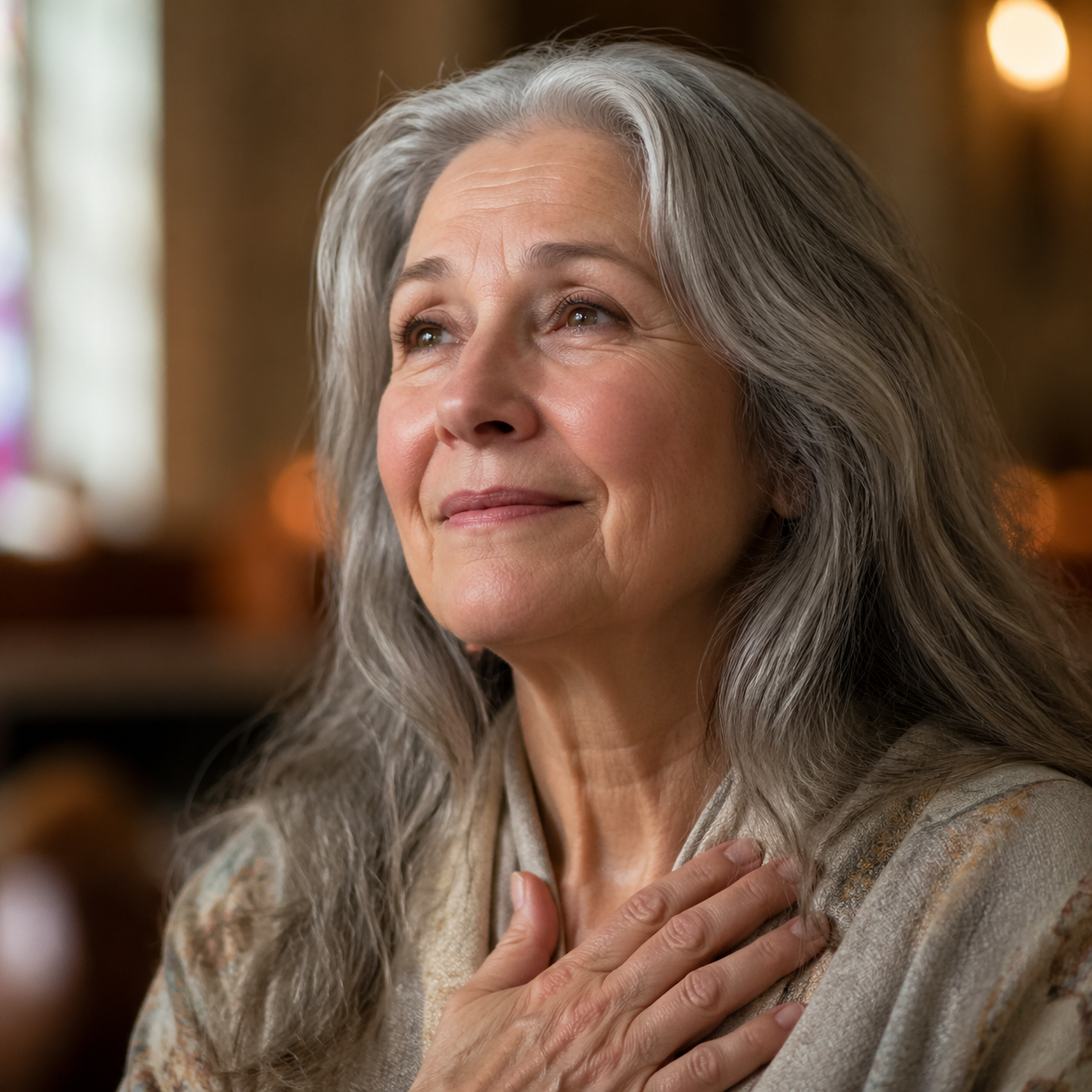 Woman who received a custom blessing song